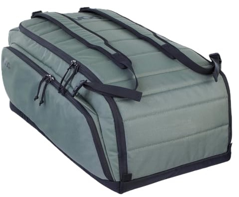 EVOC Gear Bag 55 Travel Bag (Water-Repellent Travel Bag with Backpack Function, Large Shoe Compartment with Rear Opening, Removable Shoulder Straps, Bike Bag with Variable dividers)