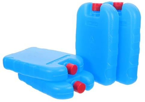 STOBAZA 4 Pièces Bloc Réfrigérant Portable pour Climatiseur Mobile Glaçons, Poche de Glace Réutilisable en Pe 250ml pour Fête Estivale et Accessoires pour Glacière de Camping