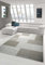 Teppich Modern Flachgewebe Kariert Sisal Optik Küchenteppich Küchenläufer Karo Design Grau Größe 80x200 cm