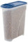 Iris Ohyama, Boite Croquette Chien Hermetique, 6L/2,5kg, Bleu, Couvercle avec Joint Etanche, Plastique, pour Chien, Chat, Friandises, Conteneur Croquettes, sans BPA, ATS-S