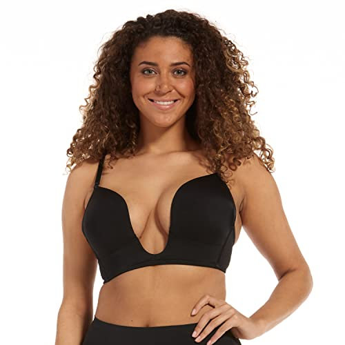 Magic Bodyfashion Damen V-Bra Stiefe BH, Schwarz, NA (Herstellergröße: 80A)