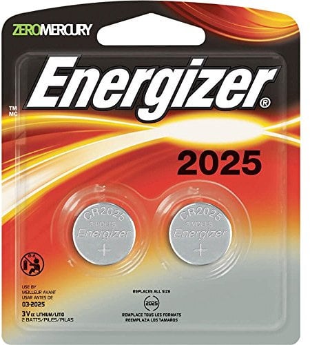 New - Energizer Lithium Coin #2025 3Volt (2-pack) - 2025BP-2