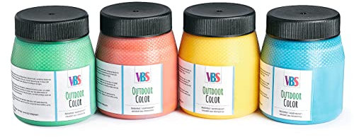 VBS Outdoor Color Farbset Außenfarben wasserfest 4er Set