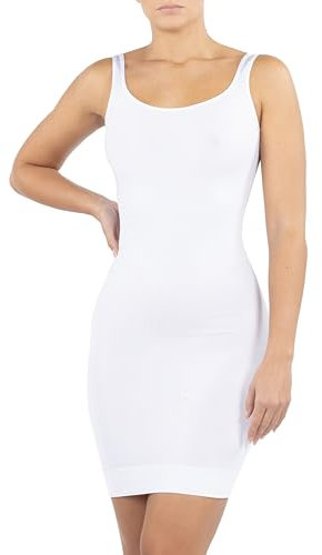 SENSI' Combinaison Gainante Sculptante Femme sans Couture Larges Brettelles Microfibre Traspirante Seamless Made in Italy