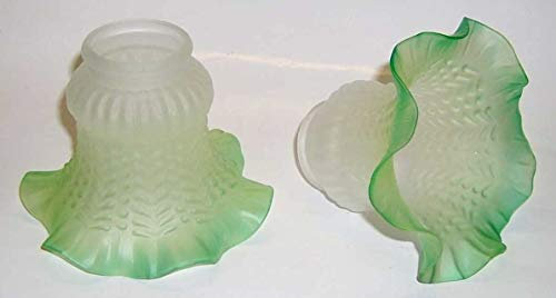 Set 2 pièces abat-jours verre vitres rechange différents couleurs cloche lampe plafonnier applique abat jour