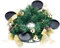Britesta Adventskranz modern: Adventskranz mit goldfarbenem Schmuck, Ø 30 cm (Adventsgesteck modern, Weihnachtskranz modern, Weihnachten)