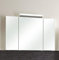 baumarkt direkt Spiegelschrank FILO Breite 105 cm, mit LED-Beleuchtung weiß