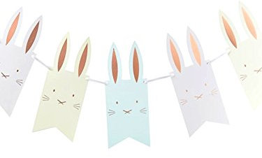 Ginger Ray Pastel And Rose Gold Foiled Easter Fahne, metallisch