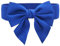 TeeYee Damen Mädchen Fashion und Groß Schleife Decor Elastische Tailleband Breiter Gürtel blau