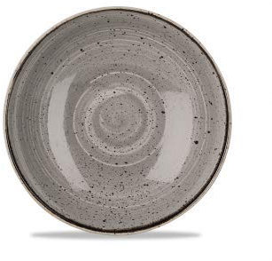 Churchill Stonecast -Coupe Bowl Schüssel- Durchmesser: Ø24,8cm, Farbe wählbar (Peppercorn Grey)