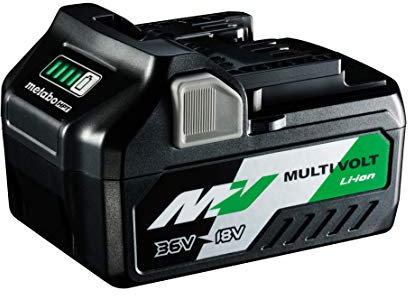 Metabo HPT MultiVolt Battery, 36V/18V, 2.5Ah/5.0Ah, Lithium Ion, Slide Style, (371751M)