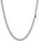 PROSTEEL Kette Collier Damen Herren 46cm/4,8mm Edelstahl massiv Panzerkette schwer Gliederkette Miami Chain Necklace Modeschmuck Accessoire für Jahrestag Weihnachten