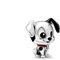 PANDORA Disney 101 Dalmatiner Patch Charm, 798846C01, Mehrfarbig, 1,48cm