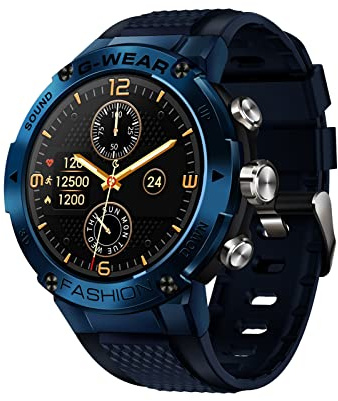 Smart Watches for Men Activity Fitness Tracker Smartwatch with Bluetooth Call Blood Pressure Heart Rate SpO2 Sleep Monitor Pedometer Waterproof Sport Watch for Android iOS Phone