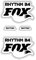 Adesivi compatibili con forcella bici Fox Rhythm 34 29''