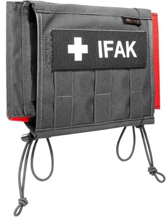 Tasmanian Tiger TT Head Rest IFAK Molle Sac de premiers secours pour appuie-tête vide (gris titane)