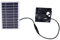 ventilador de panel solar de 2,Kit de ventilador de panel solar,5 W Ventilador de flujo de aire de escape solar para mascotas para viajar peque?os gallineros, invernaderos, cobertizos, casas de