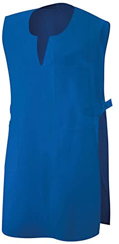 EXNER Überwurf-Kittel, Überwurf-Schürze, Chasuble ohne Arm, mit V-Auschnitt, Farbe royal blue, Größe II