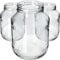 KADAX Lot de 12 bocaux de conservation ronds en verre Weck - 2,5 l - Diamètre : 100 mm - Sans couvercle