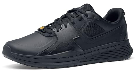 Shoes for Crews Unisex Rutschhemmende Arbeitssneaker Condor II | Bequem, Spritzschutz, ideal für Gastronomie und Küchen, für Kellner und Koch, Sicherheitsdienst, OB E SCR