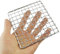 DAZZLEEX Round/Square Grilling Net Mini Stainless Steel Outdoor Barbecue Mesh High Temperature For Traveling, Camping(square)