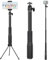 GEPULY 37''Waterproof Handle Grip 360°Ballhead Underwater Selfie Stick Pole Included Tripod Stand+Phone Holder Lightweight 2in1 for Camera+Smartphone for Gopro Insta360 AKASO Vlog Diving Monopod