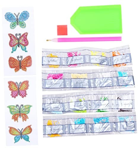 Vaguelly 1 Pack Beads Painting Decor Refrigerator Magnets for DIY Rhinestone Painting Kit DIY Accessories Cartoon Pattern Beads Painting DIY Beads Painting