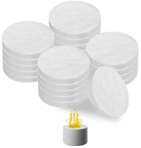 Keramikwolle 20 Stück Keramikwolle für Bioethanol Keramikschwamm für Bioethanol Kamin Keramische Wolle Keramik Wolle Indoor Gel Tischkamin Ethanol Ceramic Sponge Ceramic Wool 2024