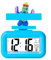 FSJENCIP Reveil Enfant Stitch Fille,Réveil Fille,14×10 ×4cm, Stitch Reveil Matin, Réveil Numerique LED,Cadeau Enfant 5 6 7 8 9 10ans (Bleu)