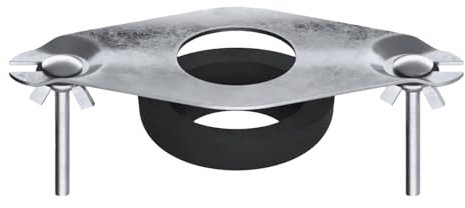 PlumbEZ Easy Fit Close Coupling Kit for Close Coupled Toilets - No Tools Required Bolt and Gasket Donut Kit for Close Coupled Toilet Cistern Kit with Reliable Toilet Seal Ring