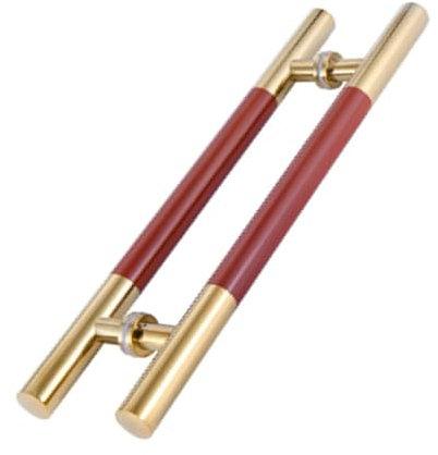 Poignée De Porte De Douche À Tube Rond, Poignée De Porte De Hangar En Verre Double Face, Poignée De Porte Coulissante En Acier Inoxydable, Adaptée À La Poignée De Porte De Salle De Douche(Pitch-60cm)