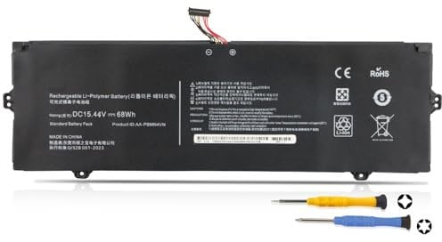68Wh AA-PBMN4VN Laptop Battery for Samsung Galaxy Book Pro 360 15 15.6 950XDB 950QDB NP950XDB NP950QDB, Galaxy Book 2 Pro 360 15 15.6 950XED 950QED NP950XED NP950QED, book2 pro 5G 955XED NP955XED