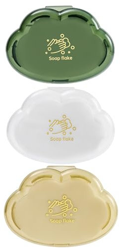 UOPJDD 3 Stücke Tragbarer Seifenscheiben, Handwaschseife, Handreinigungsmittel, Geeignet Für Reisen, Camping, Einkaufen.