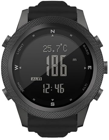 Orologio da uomo multifunzione con altimetro, barometro, bussola e cinturino in nylon da 50 m