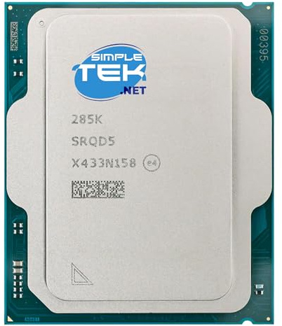 SIMPLETEK - Processore Ultra 9 285K per Desktop - 24c/24t CPU LGA 1851-3.2GHz Base / 5.7GHz - GPU Integrata - per Gaming e Lavoro Professionale
