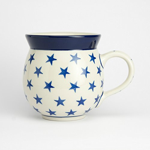 Arty Farty Polish Pottery 330ml Gents Mug - Morning Star