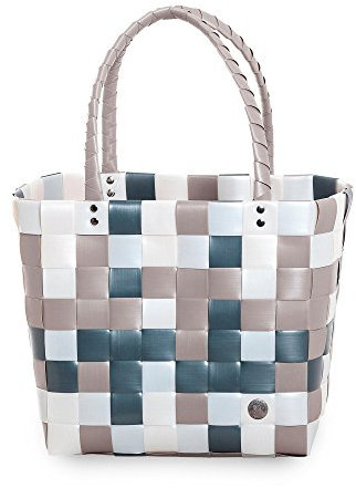 Witzgall Shopper 5009/09/0 hellblau Taupe kariert