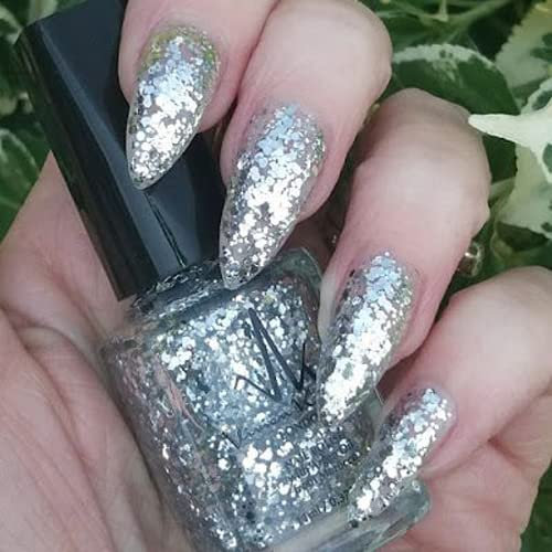 Vivien Kondor Vegan Friendly Argan Care Nail Polish (Silver Glitter)