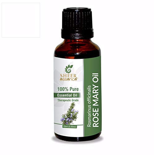 Rose Mary Oil -(Rosmarinus Officinalis)- Essential Oil 100% Pure Natural Undiluted Uncut Therapeutic Grade Oil 33.81 Fl.OZ