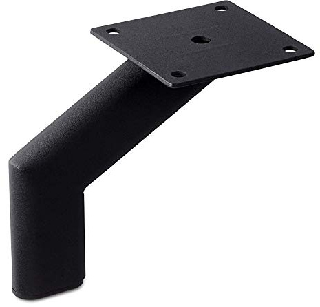 SOTECH Möbelfuß Tango 147 x 85 x 120 mm schwarz pulverbeschichtet | Schrankfuß Bettfuß