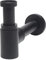 Wirquin 30722857 Siphon de lavabo Ø32 design en laiton Mini Linéis, noir