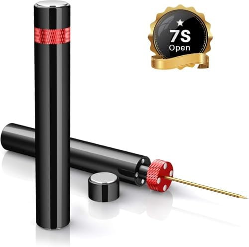Elegear Tire Bouchon, Tire-Bouchon à Pression d'air 7S Cork Pops Out Décapsuleur de Pompe Ouvre Bouteille Vin Outils Portable Accessoire pour Sommelier Amateurs de Vin Cadeau Fete des Peres Fête Noel