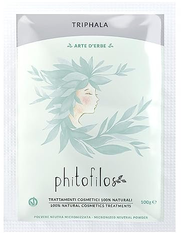 Phitofilos - Hennè Triphala 100gr - Henne capelli vegano ecobio