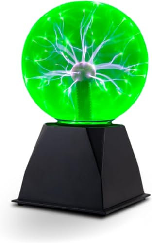 Tradeopia Corp. Magic Plasma Ball Plasma-Lampe mit Berührungs- und Geräuschempfindlichkeit, 15,2 cm (6 Zoll) Nebelkugel