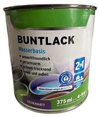 3 x 375 ml Wilckens Buntlack 2in1 Wasserbasis Seidenmatt 1,125 L Farbwahl, Farbe:8017 Schokoladenbraun