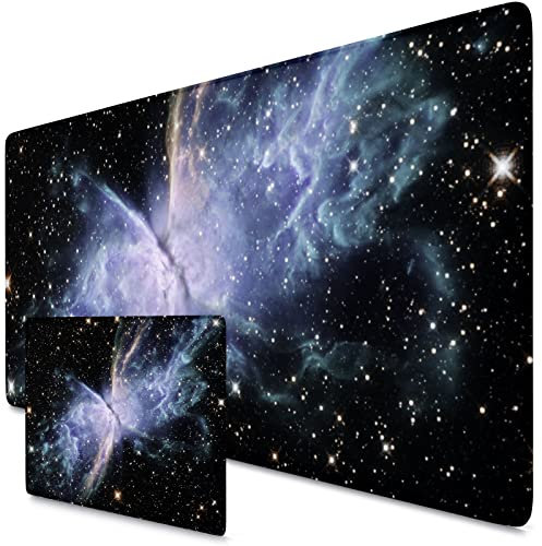Beydodo 840g XL Gaming Mauspad Schmetterling Schreibtischunterlage Mauspad Groß Büro Zubehör Verbessert Geschwindigkeit und Präzision für Laptop/Tastatur/Maus