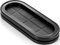 Poppstar Kabeltülle oval (91 x 37 x 11 mm) Kabelschutz-Durchführungs-Tülle aus Gummi zum Kabel Durchführen, Farbe schwarz