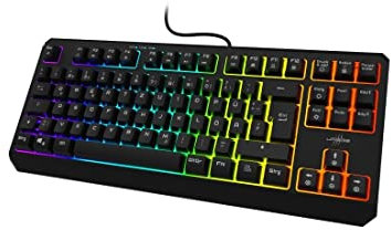 uRage 00186060 Exodus 220 TKL Tastatur, Schwarz, 35cm x 36.5cm x 15cm Größe