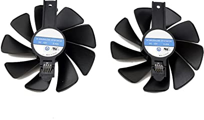 YALLS Ventola di Raffreddamento da 95 mm Vega 56 64 Compatibile for Sapphire Radeon VEGA56 Pulse Ventola di Raffreddamento for Scheda Video da Gioco (Color : 2PCS)