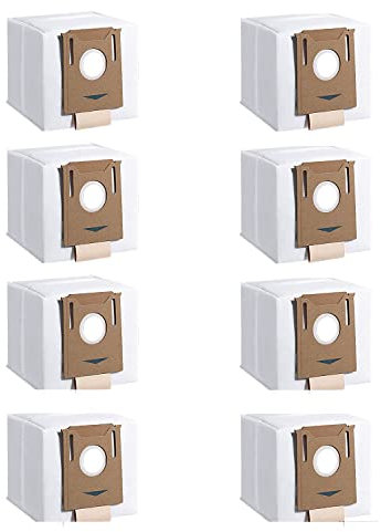 8 Stück Staubsaugerbeutel für ECOVACS DEEBOT N8/N8 Pro/N8 Pro Plus/N8 PRO CARE, OZMO T8/T8 PURE/OZMO T8+, T9/T9+/T9 AIVI, yeedi vac 2 pro/vac max/vac hybrid/yeedi vac Station